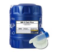 MANNOL 2-Temps Plus Huile Mélange Semi-Synthétique API TC, 20 L Avec Robinet