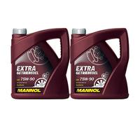 MANNOL 2 x 4 l d'huile de transmission 75W-90 extra / huile de transmission manuelle synthétique GL-5