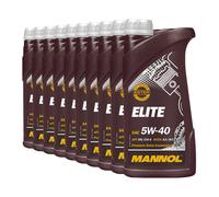 Mannol 5W-40 Elite L'Huile De Moteur Acea A3/B4, MB229.5, 10x1 Litres De