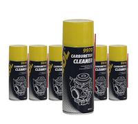MANNOL 6 x 400ml 9970 Nettoyant pour carburateur/Nettoyant pour carburateur et papillon des gaz