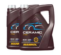 Mannol 7720 Céramique SAE 5W-30 Huile Acea C3 ,VW 50501, BMW LL-04, 2x5 de Litre