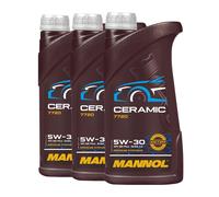 Mannol Huile moteur Ceramic 5W-30 – ACEA C2/C3 API SN Plus – 1 L