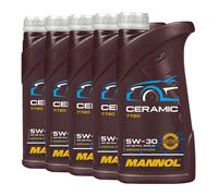 Mannol 7720 Céramique SAE 5W-30 Huile Acea C3 ,VW 50501, BMW LL-04, 5x1 Litre