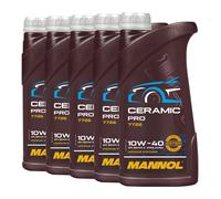 MANNOL 7726 CERAMIC PRO SAE 10W-40 Huile Moteur ACEA A3/B4, VW 505 00, 5x1 Litre
