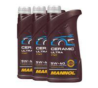 Huile Moteur MANNOL 5W-40 Ceramic Ultra 1 Litre Pour Audi BMW Citroën Fiat