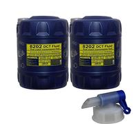 MANNOL 8202 DCT Fluid Gear Oil Lot de 2 bidons d'huile de transmission 2 x 20 l avec robinet d'écoulement