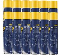 MANNOL 9919 Anticor Lot de 12 flacons de 650 ML de Protection Bitume pour Dessous de Caisse Noir