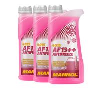 MANNOL AF13++ -40°C Antigel Pour Radiateur Prêt À L'Emploi TL-774 G/J, 3x1 Litre