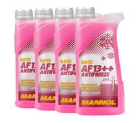 MANNOL AF13++ -40°C Antigel Pour Radiateur Prêt À L'Emploi TL-774 G/J, 4x1 Litre