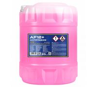 Mannol Antigel AF12 + Antigel 20 Litre Fertiggemisch Rouge 40°C)