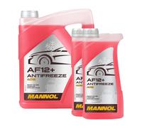 MANNOL Liquide de refroidissement antigel MN4012-5 – Prêt à l'emploi -40°C – 5 L Rouge