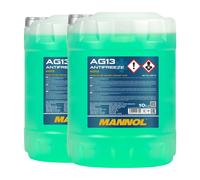 MANNOL Antigel AG13 Hightec Prêt à l’emploi, 2x10 L