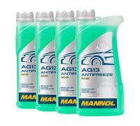MANNOL Antigel Refroidisseur AG13 Hightec Prêt à L’Emploi 4x1 L