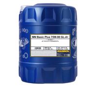 MANNOL Basic Plus 75W-90 Huile De Boîte GL-4+ API GL-4+ MIL L 2105, 20 L
