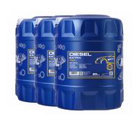 Mannol Diesel Extra 10W-40 Huile , VW502 00/505 00, Acea A3/B4, 3x20 Litres