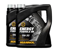 Mannol Énergie Formula Rn 5W-30 L'Huile De Moteur Renault RN0720, 2x4 Litre