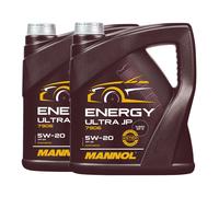 Mannol Énergie Ultra JP 5W-20 Huile Api Sn, Ilsac GF5, Ford M2C948, 2x4 Litre