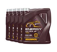 Mannol Énergie Ultra JP 5W-20 Huile Api Sn, Ilsac GF5, Ford M2C948, 5x4 Liter