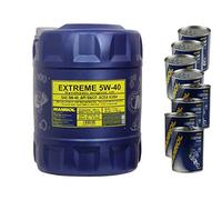Mannol Extreme 5W-40 Huile moteur 20 l 4 x Motor Doctor + Motor Flush