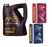Mannol Extreme 5W-40 Huile moteur Doctor + Motor Flush 5 l