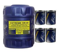 Mannol Extreme MN7915-20 Huile de rinçage moteur Flush 5W-40 API SN/CF 20 l