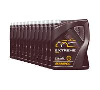 Mannol extreme SAE 5W40 Huile VW 50200, 50500, MB 229.5, BMW LL-01, 12x5 Liter