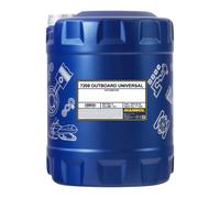 MANNOL Huile 2-Temps Pour Moteur Hors-Bord Universelle, API TC, NMMA TC-W2, 10 L
