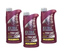MANNOL Huile de transmission extra 75W-90 API GL 4/GL 5 LS 3 pièces de 1 l