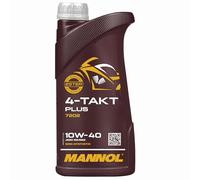 MANNOL Huile moteur 10W-40 Huile en partie synthétique huile API SL 4-Takt Plus 1 L Compatible avec FORD Galaxy Mk1 WGR MPV Maverick SUV UDS, UNS, BMW 3 Berline E30 3 Cabriolet E30 3 Touring E30, FIAT
