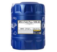 20 (1x20) Litre Mannol 10W-40 4-Takt Plus Huile de Moto Jaso MA2