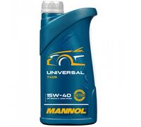 MANNOL Huile Moteur 15W40 Universelle API SG/CH-4 1 L pour Véhicules