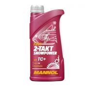 MANNOL Huile moteur 2-Takt API TC Plus Snowpower 1 L Compatible avec YAMAHA MOTORCYCLES SLIDER WHY JOG BWs ZEST