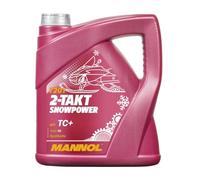MANNOL Huile moteur 2-Takt API TC Plus Snowpower 4 L Compatible avec YAMAHA MOTORCYCLES TZR AEROX BWs JOG NEOS