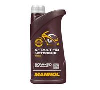 MANNOL Huile moteur 20W-50 Huile API SN 4-Takt Motorbike HD 1 L