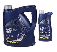 MANNOL Huile moteur 4 temps plus 10 W-40 pour moto 5 l