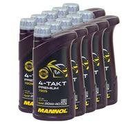 MANNOL Huile Moteur 4 Temps Premium 20W40 API SN 10x1 L