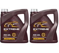 MANNOL Huile moteur 5W-40 ACEA A3/B4 API SN API CH-4 Extreme 4 L Compatible avec VW Golf VII 3/5 portes 5G1, BQ1, BE1, BE2 Golf IV 3/5 portes 1J1 Golf V 3/5 portes 1K1 Golf VI 3/5 portes 5K1