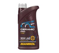 MANNOL Huile moteur Ceramic 10W-40 ACEA A3/B4 API SN API CH-4 Pro 1 L Compatible avec VW Golf VII 3/5 portes 5G1, BQ1, BE1, BE2 Golf IV 3/5 portes 1J1 Golf V 3/5 portes 1K1 Golf VI 3/5 portes 5K1