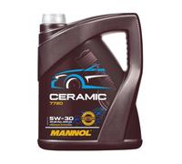 MANNOL Huile moteur Ceramic 5W-30 huile ACEA C2 ACEA C3 API SN Plus 5 L Compatible avec VW Golf VII 3/5 portes 5G1, BQ1, BE1, BE2 Golf IV 3/5 portes 1J1 Golf V 3/5 portes 1K1 Golf VI 3/5 portes 5K1