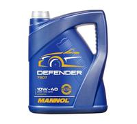 MANNOL Huile moteur Defender 10W-40 huile ACEA A3/B4 API SN 5 L Compatible avec VW Golf 7 3/5 portes 5G1, BQ1, BE1, BE2 Golf 4 3/5 portes 1J1 Golf 5 3/5 portes 1K1 Golf 6 3/5 portes 5K1