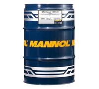 MANNOL Huile moteur DIESEL 15W-40 Huile minérale ACEA E2 ACEA A3/B3 ACEA A2/B2 API CG-4 API CF API SL 60 L Compatible avec VW Golf IV 3/5 portes 1J1 Golf V 3/5 portes 1K1 Polo IV 3/5 portes 9N, 9A