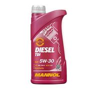 MANNOL Huile moteur DIESEL TDI 5W-30 Huile synthétique huile ACEA C2 ACEA C3 API CH-4 API SN 1 L Compatible avec VW Golf 7 3/5 portes 5G1, BQ1, BE1, BE2 Golf 4 3/5 portes 1J1 Golf 5 3/5 portes 1K1