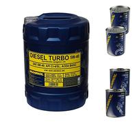 MANNOL Huile moteur diesel Turbo 5 W-40 2 x moteur Doctor + fusible moteur 10 l