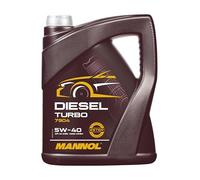 MANNOL Huile moteur DIESEL TURBO 5W-40 Huile synthétique Huile ACEA A3/B4 API CI-4 API SN 5 L