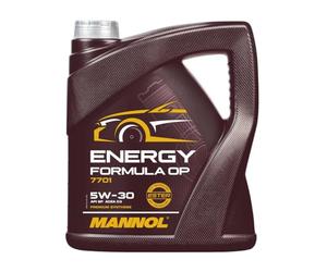 MANNOL Huile moteur Energy 5W-30 ACEA C2 ACEA C3 API SP Formula OP 4 L Compatible avec VW Golf 7 3/5 portes 5G1, BQ1, BE1, BE2 Golf 4 3/5 portes 1J1 Golf 5 3/5 portes 1K1 Polo V 3/5 portes 6R1, 6C1