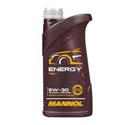 MANNOL Huile moteur ENERGY 5W-30 Huile en partie synthétique huile ACEA A3/B4 API CH-4 API SN 1 L Compatible avec VW Golf VII 3/5 portes 5G1, BQ1, BE1, BE2 Golf IV 3/5 portes 1J1 Golf V 3/5 portes 1K1