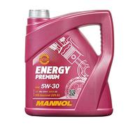 MANNOL Huile moteur Energy Premium 5W-30 ACEA C2 ACEA C3 API SP-RC SQ 4 L Compatible avec VW Golf 7 3/5 portes 5G1, BQ1, BE1, BE2 Golf 4 3/5 portes 1J1 Golf 5 3/5 portes 1K1 Golf 6 3/5 portes 5K1, BMW