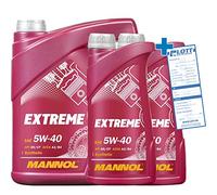 MANNOL Huile moteur Extreme 5W-40 5W40, 7 l