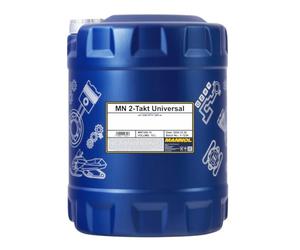 MANNOL Huile moteur Huile minérale API TC Universal 10 L | Huile 2 temps à base d'huile minérale, conforme à API TC, JASO FB, ISO L-EGB, protège les moteurs refroidis par air contre