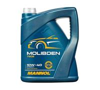 MANNOL Huile moteur MOLIBDEN 10W-40 en partie synthétique API SN/API CH-4 5 L Compatible VW